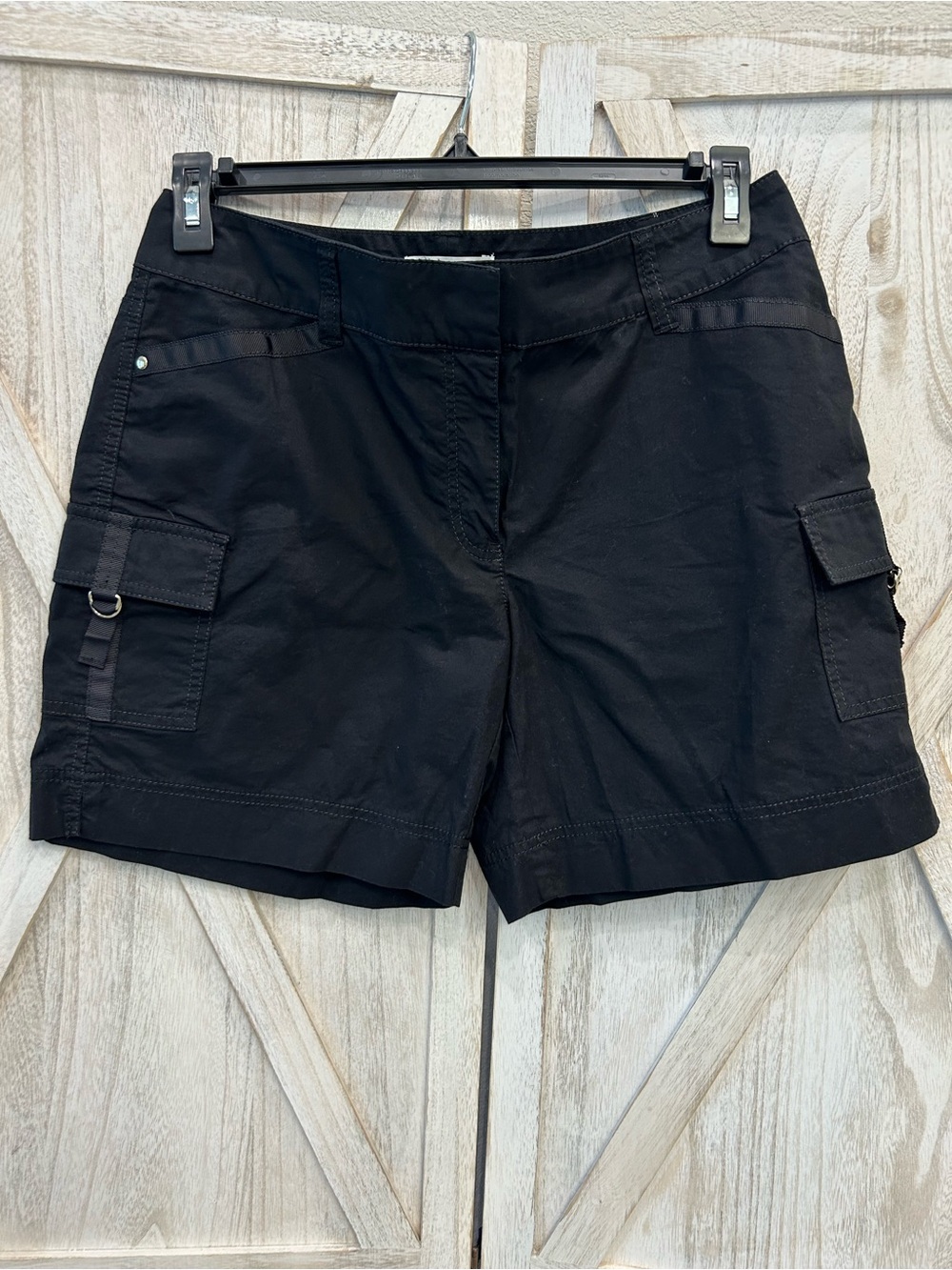 White House Black Market Black Cargo Shorts for Women